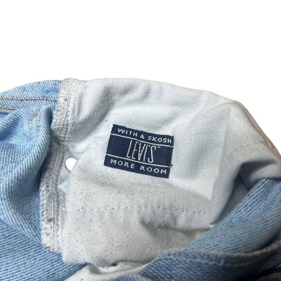 Vintage Levi’s Skoosh Baggy Jeans Western Light Wash 34x32 - Picture 10 of 11